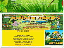 Tablet Screenshot of junglejakespembroke.com